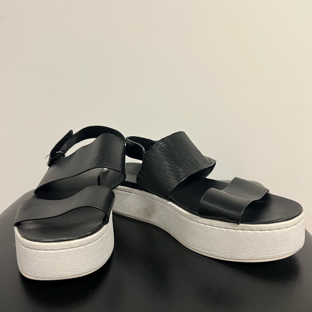 Vince Black Platform Sandals